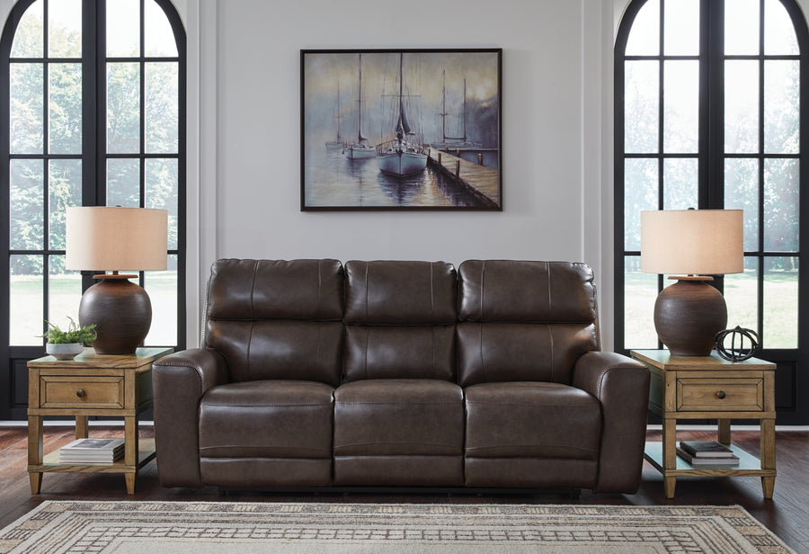 Crossplex Smoke Power Reclining Living Room Set PCU6450615