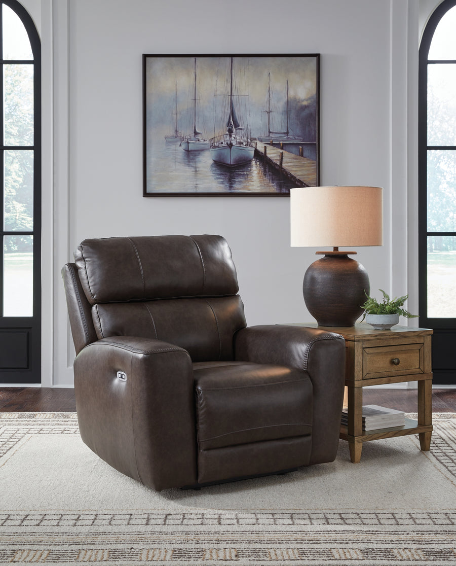 Crossplex Smoke Power Reclining Living Room Set PCU6450615