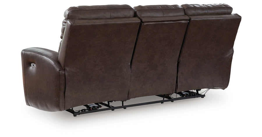 Crossplex Smoke Power Reclining Living Room Set PCU6450615