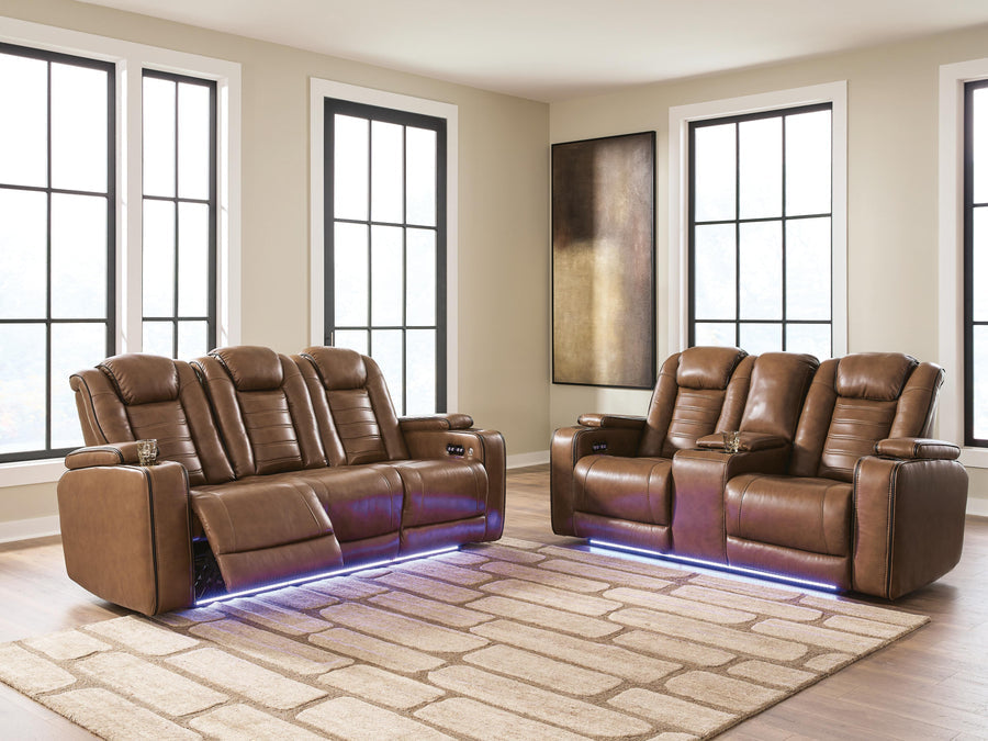 Gruaro Amber Power Reclining Living Room Set PCU1420015