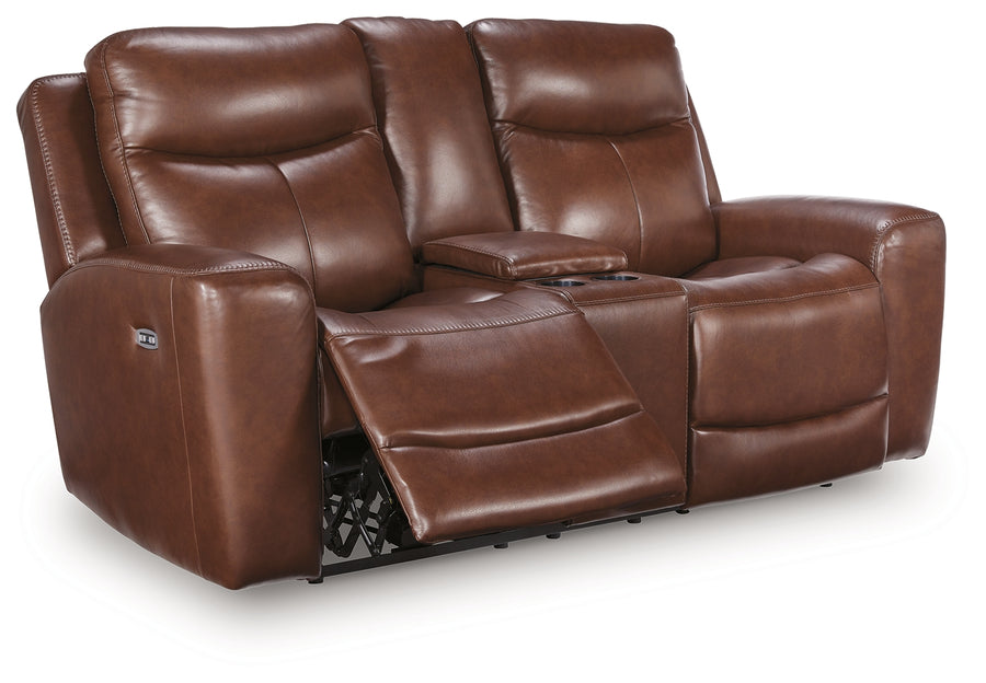 Bexhurst Mahogany Power Reclining Living Room Set PCU1210215
