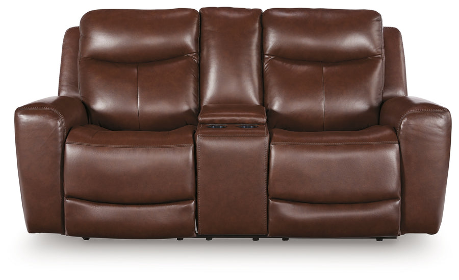 Bexhurst Mahogany Power Reclining Living Room Set PCU1210215