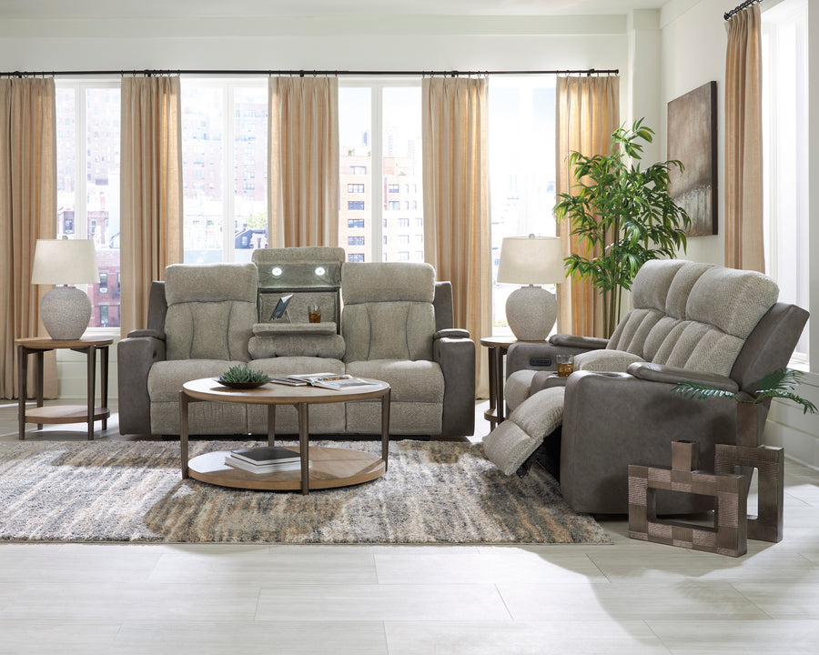 WhipLash Sisal Power Reclining Living Room Set PC6320415