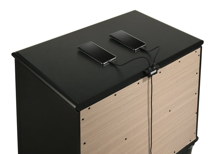 Corra Grey Panel Bedroom Set B7050