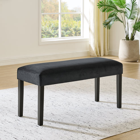 Tessa Grey/Black 6pc Dining Set D204