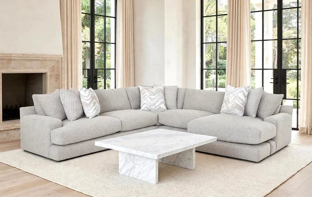 Franklin Meade Dove Fabric OVERSIZED Reversible Sectional 961