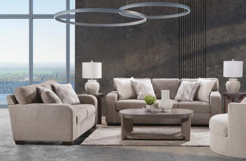 Behold 1049 Blaine Taupe Sofa & Loveseat Set