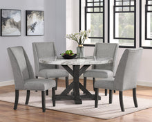 Load image into Gallery viewer, Vance Gray Round Dining Set 1318