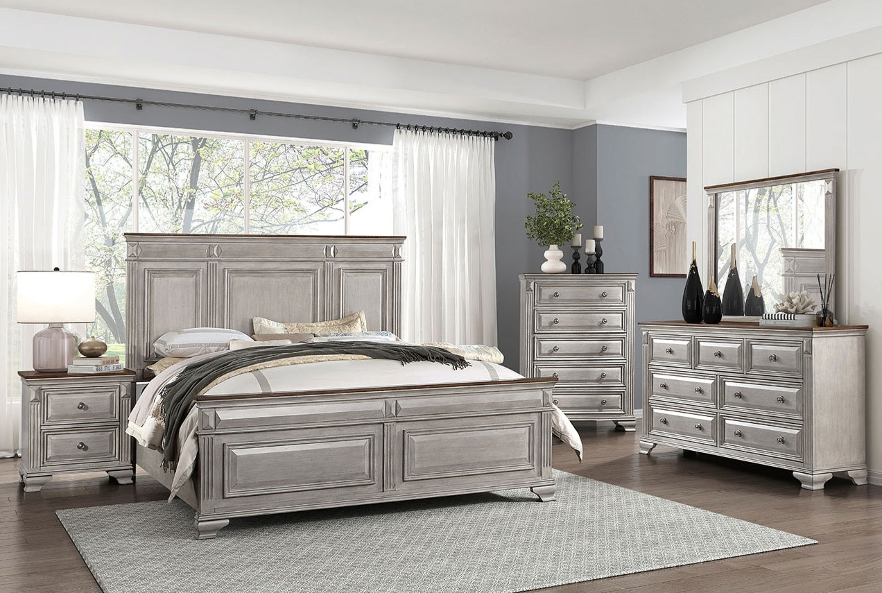 Maquette Grey Panel Bedroom Set 1449