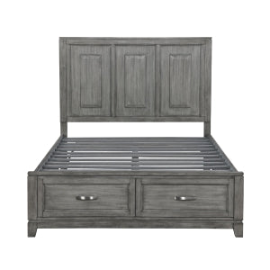 Garretson Grey Finish Platform Bedroom Set 1450