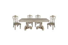 Load image into Gallery viewer, Catalonia Platinum Gold Extendable Dining Set 1824