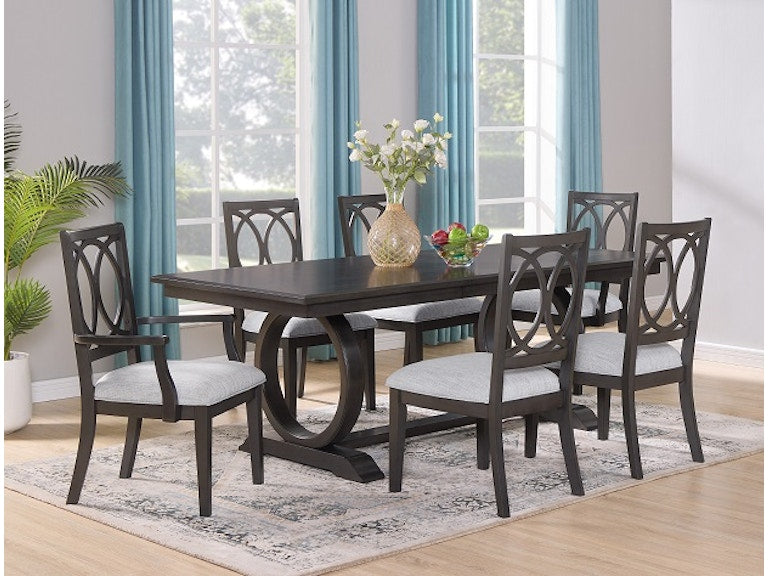 Buchanan Gray 7pc Dining Room Set 2075