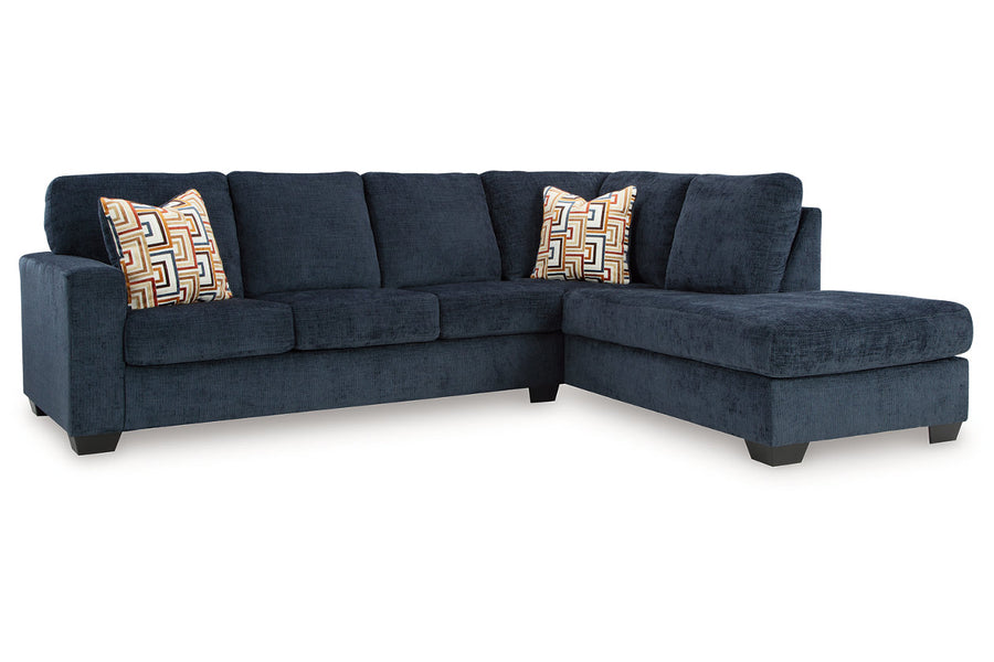 Aviemore Ink 2pc RAF Chaise Sectional 24303