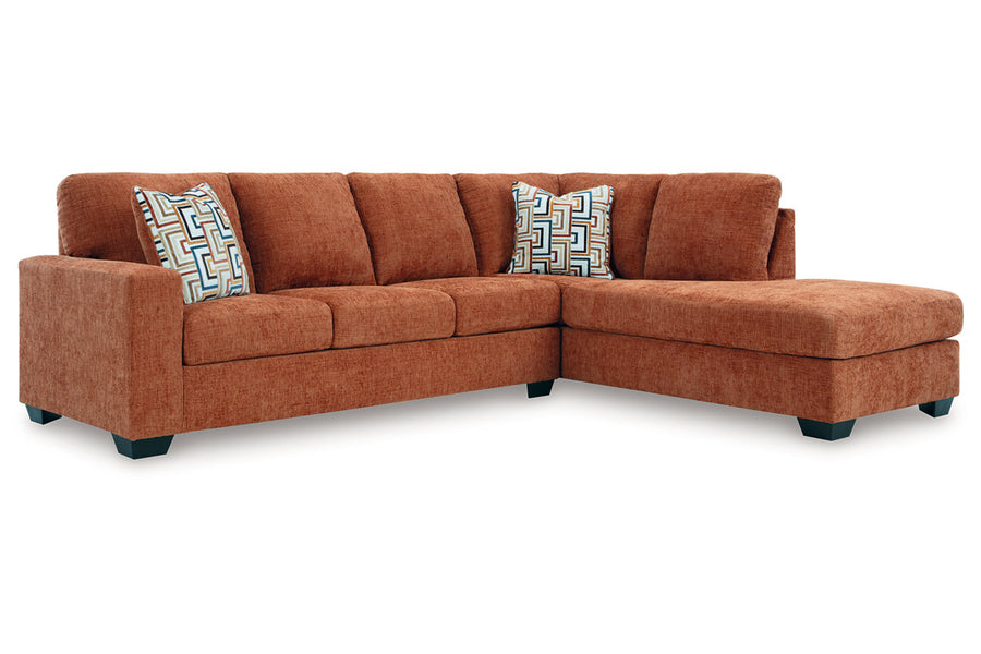 Aviemore Spice 2pc Sectional with Chaise 24304