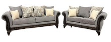Load image into Gallery viewer, 2451 Gray Chenille Sofa and Loveseat