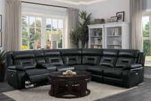 Load image into Gallery viewer, Amite Dark Gray  POWER Reclining Sectional | 8229