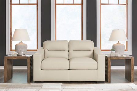 Treasure Trove Almond Sofa and Loveseat