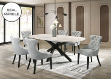 Load image into Gallery viewer, Bolivar Grey (GENUINE MARBLE)  Dining Set