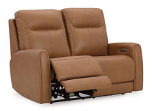 Load image into Gallery viewer, Tryanny Butterscotch GENUINE LEATHER Sofa &amp; Loveseat U93704