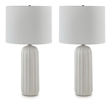Load image into Gallery viewer, Clarkland White Table Lamp (Set of 2) L177974