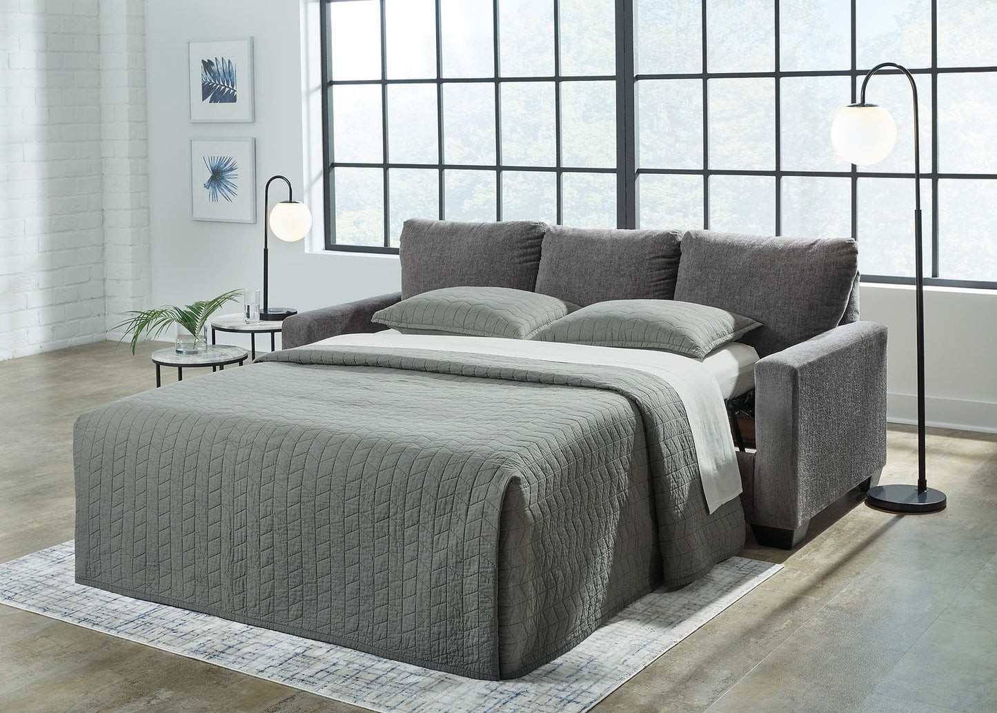 Rannis Pewter Queen Sofa Sleeper 53602