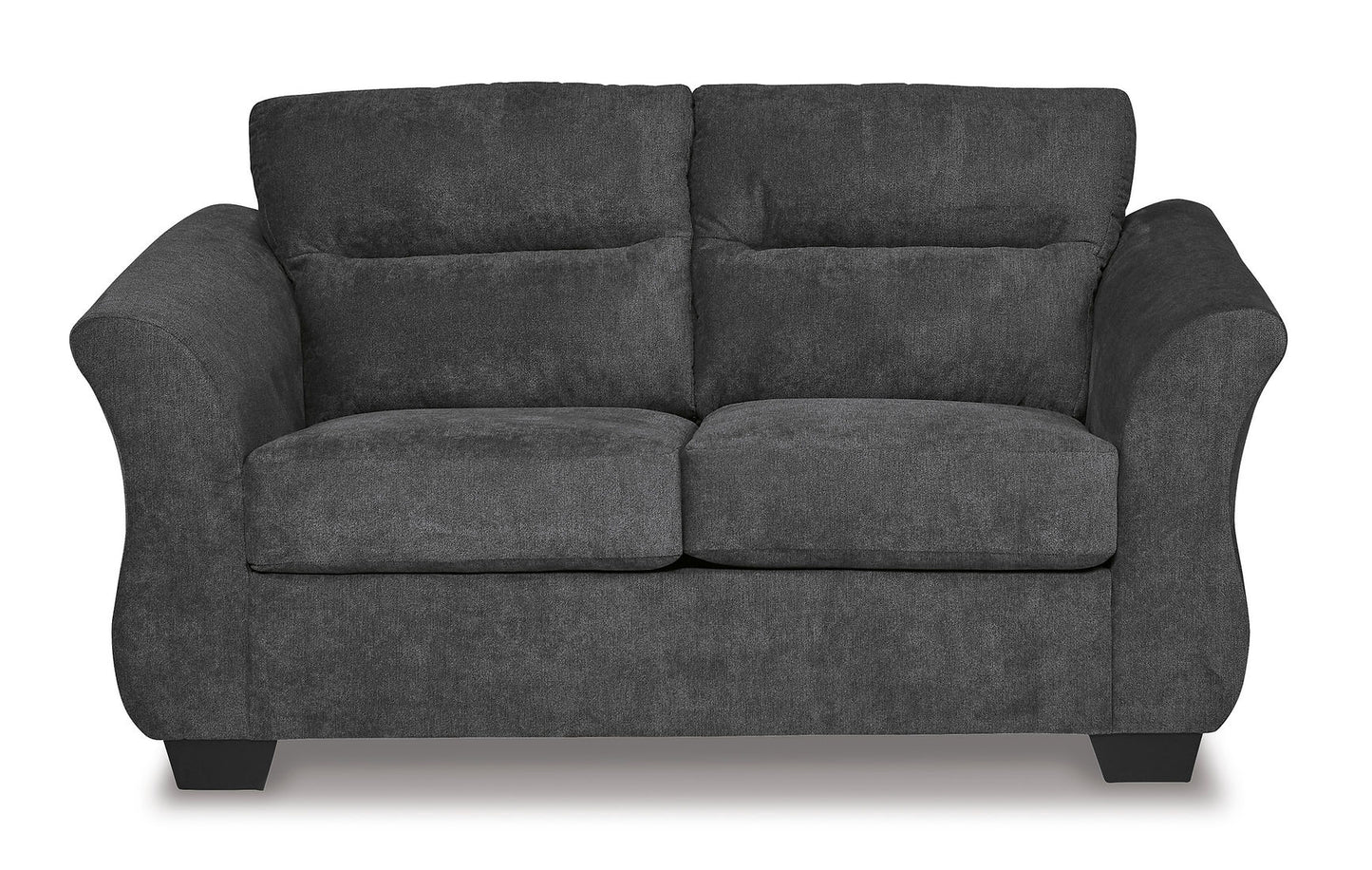 Miravel Gunmetal Sofa and Loveseat 46204