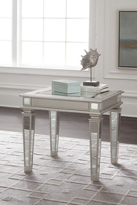 Tessani Silver End Table T099