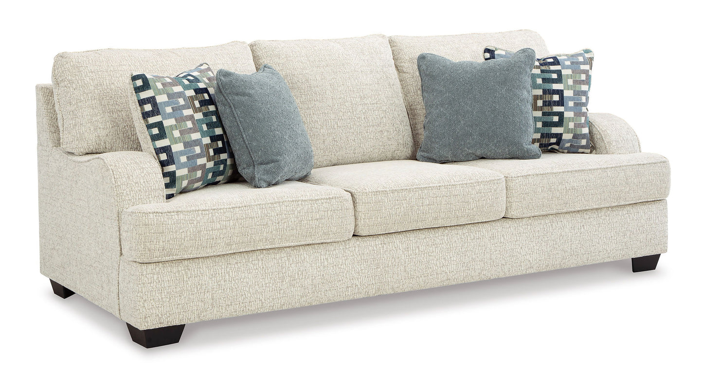 Valerona Parchment Sofa and Loveseat 33404