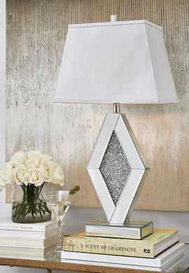 Prunella Silver Finish Table Lamp L429034