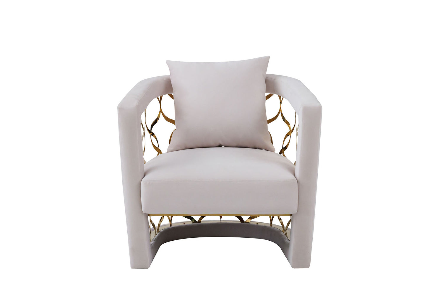 Tony Cream Accent Chair S851