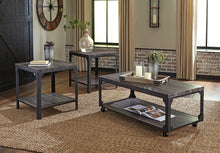 Load image into Gallery viewer, Jamboree Brown/Black 3pc Coffee Table Set T108-13