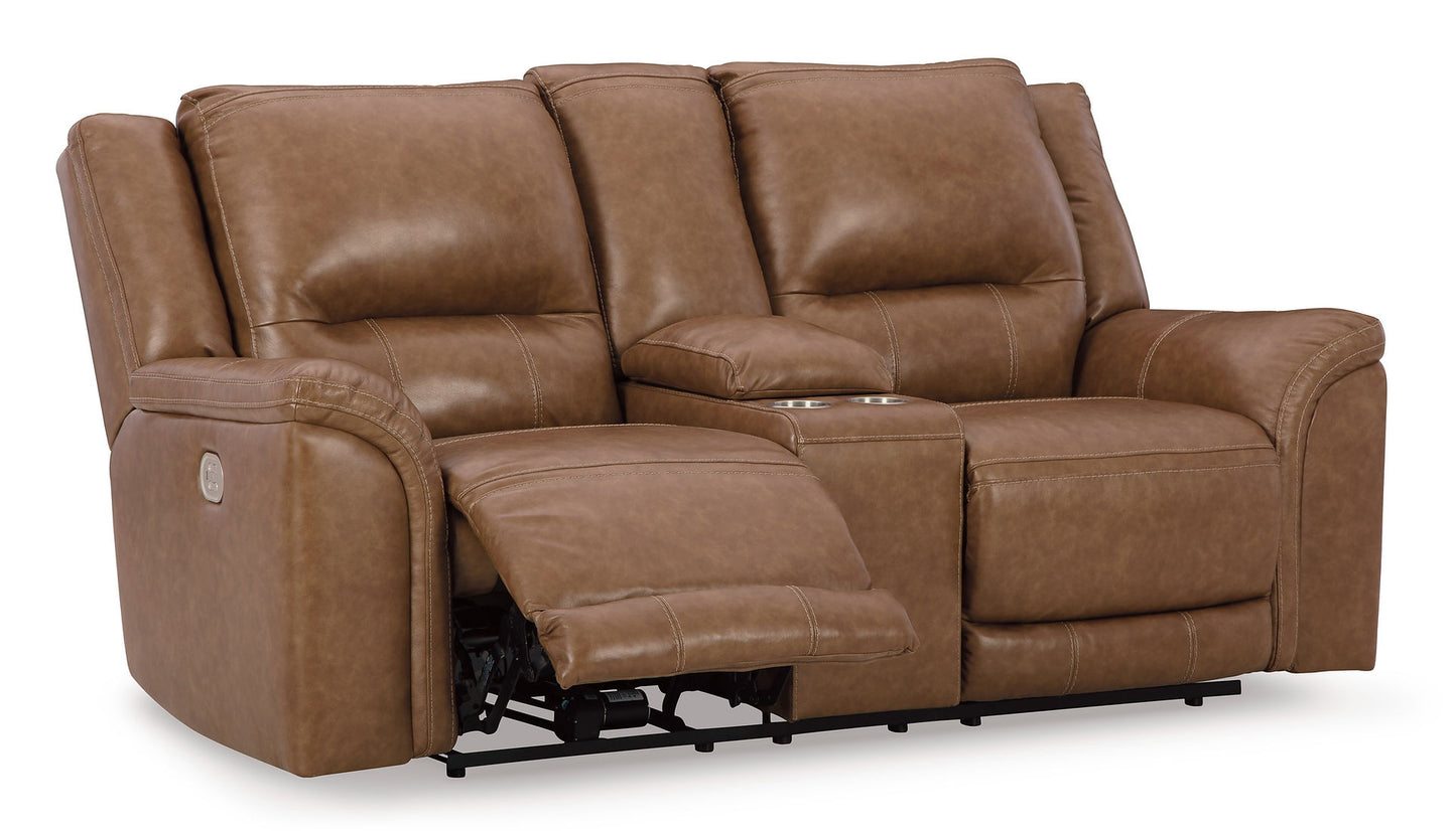 Trasimeno Caramel POWER Sofa and Loveseat U82815