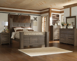 Juararo Brown Panel Bedroom Set B251