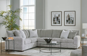 Oyster Fabric Sectional 460