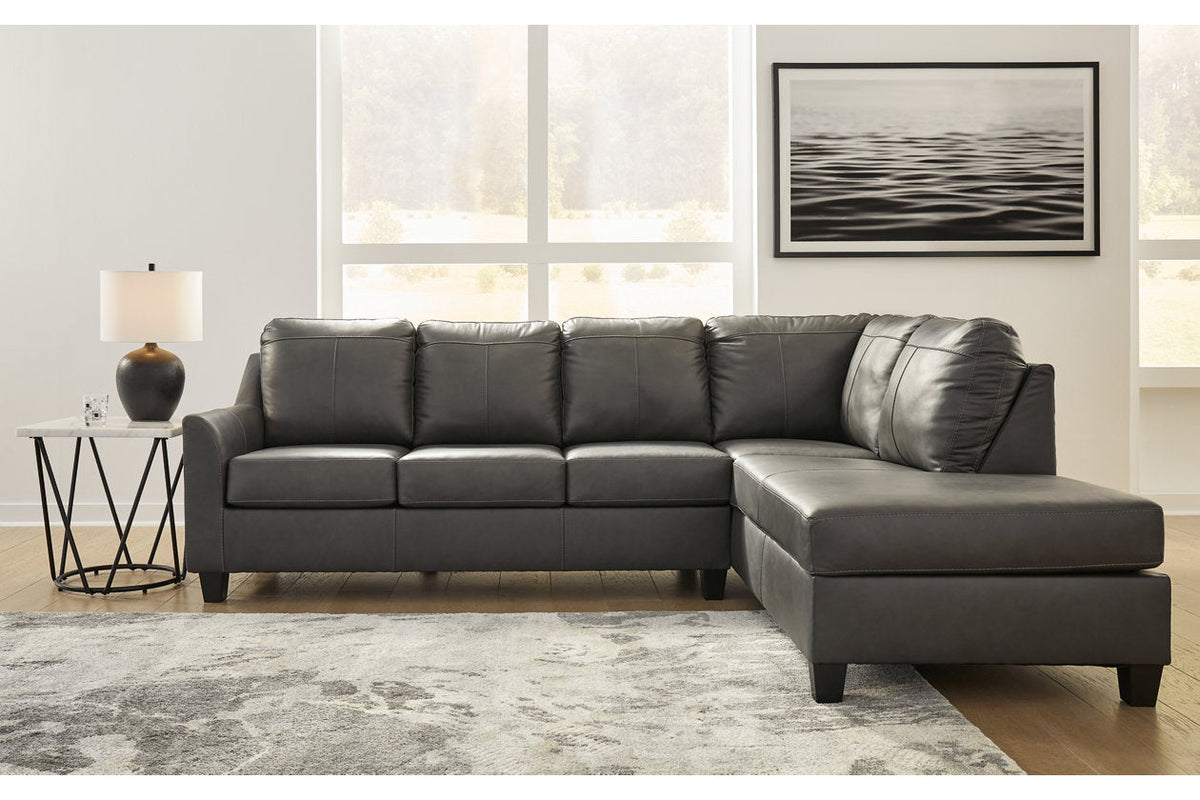 Valderno Fog 2-Piece Sectional with Chaise 47804