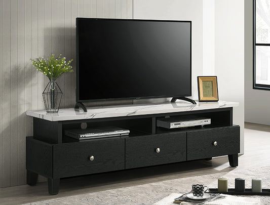 Alina Black 71" TV Stand 4811