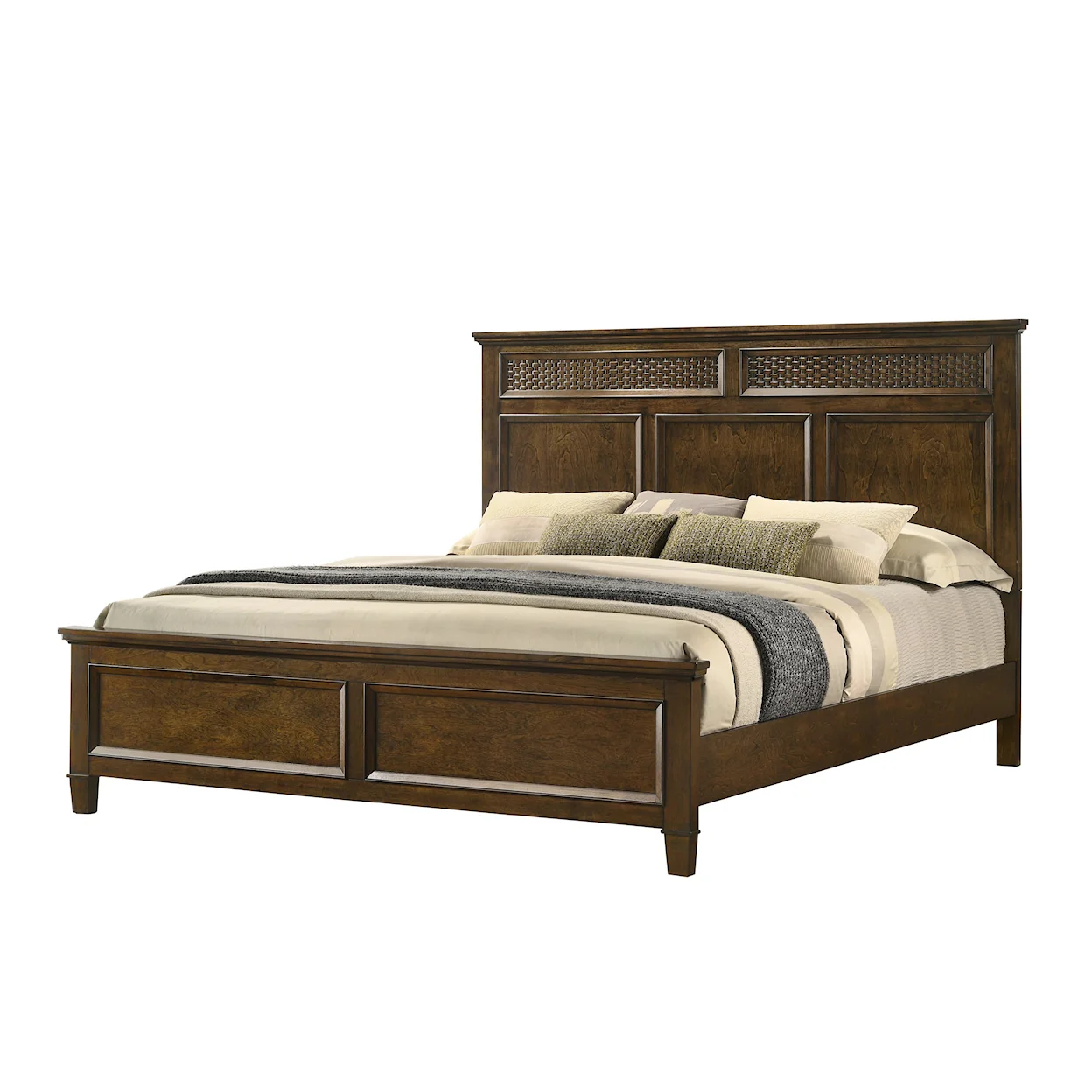 Everdeen Brown Finish Panel Bedroom Set B6510