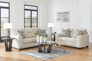 Lonoke Parchment Sofa and Loveseat 50505