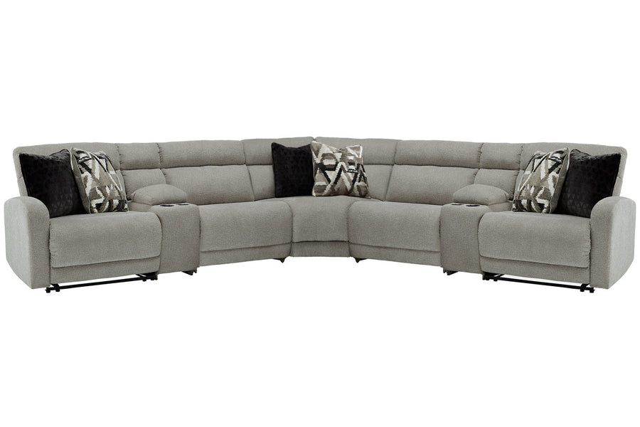 Colleyville Stone 7pc  POWER Reclining Sectional 54405