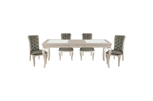 Crawford Silver Dining Room Set 5546