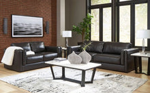 Load image into Gallery viewer, Amiata Onyx GENUINE LEATHER Sofa &amp; Loveseat 67405