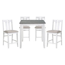 Load image into Gallery viewer, Lowell White/Gray Counter Height Set 5744