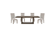 Load image into Gallery viewer, Brookings Brown Finish/Grey Dining Room Set 5764