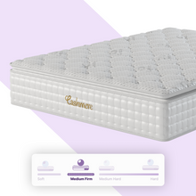Load image into Gallery viewer, Cashmere 14&quot; Full Cool Gel Hybrid Pillow Top Mattress (Medium-Firm)