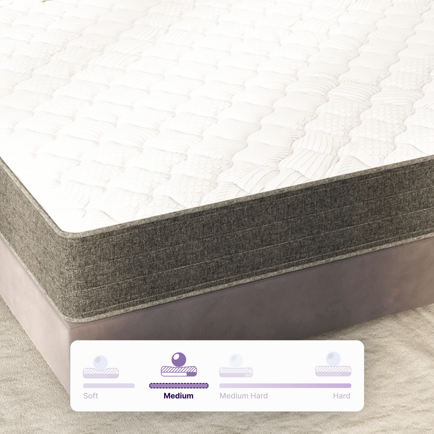 Victoria 8" King Victoria Cooling Gel And Pocket Coil Hybrid Mattress (Medium-Firm)