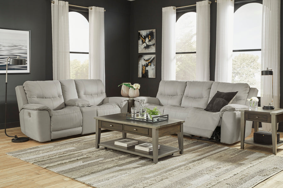 Next-Gen Gaucho Fossil POWER Reclining Sofa and Loveseat 60806