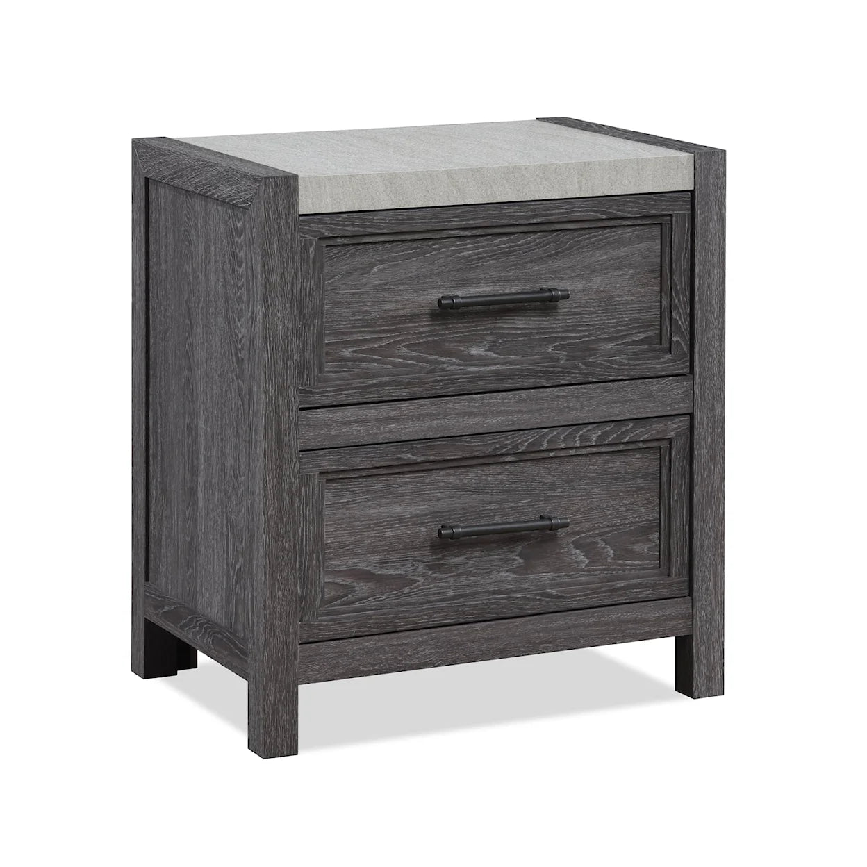 Madsen Gray Finish Panel Bedroom Set B1700