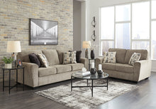 Load image into Gallery viewer, McCluer Mocha Sofa
and Loveseat 81003