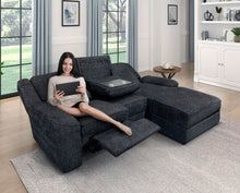 Load image into Gallery viewer, Monterey Ebony 2pc Reclining Sectional 8530