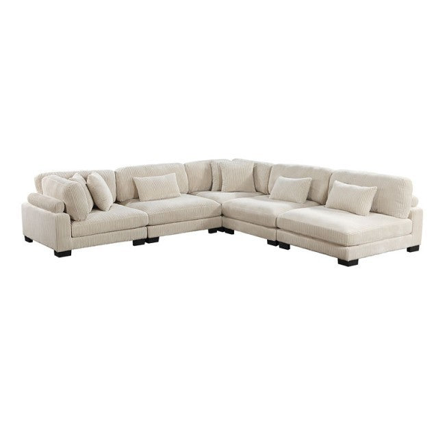 Traverse Beige 5pc Modular Sectional 8555